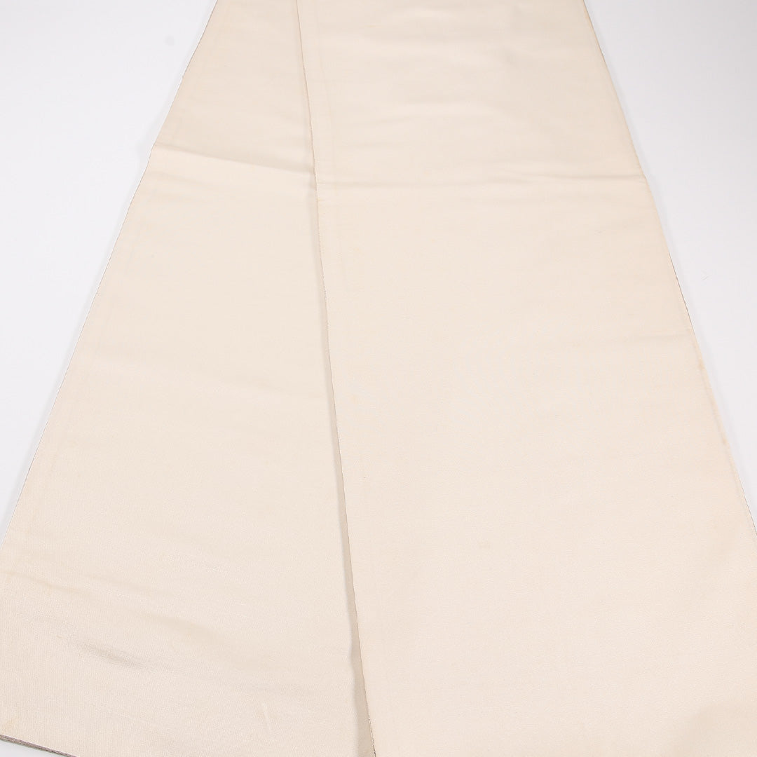 幾何学柄 袋帯 帯丈428cm 正絹 全通 インフォーマル 朱系 ピンク系 1243-02640