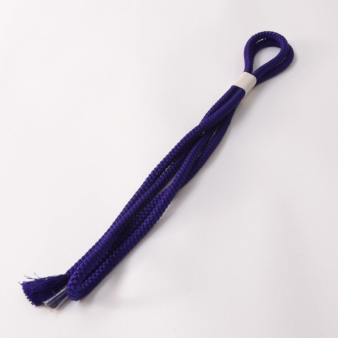未使用品 帯締め 丸組紐 八つ組 正絹 紫系 1251-01735