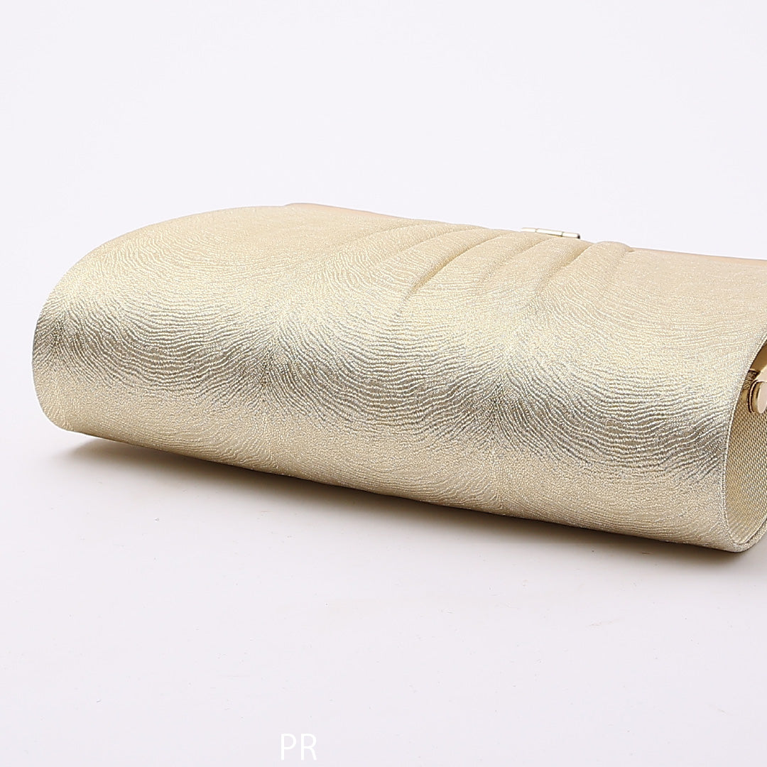 草履・バッグセット 礼装用 Lサイズ 24cm 高さ4.5cm 錦織 正絹 金系 1251-00493