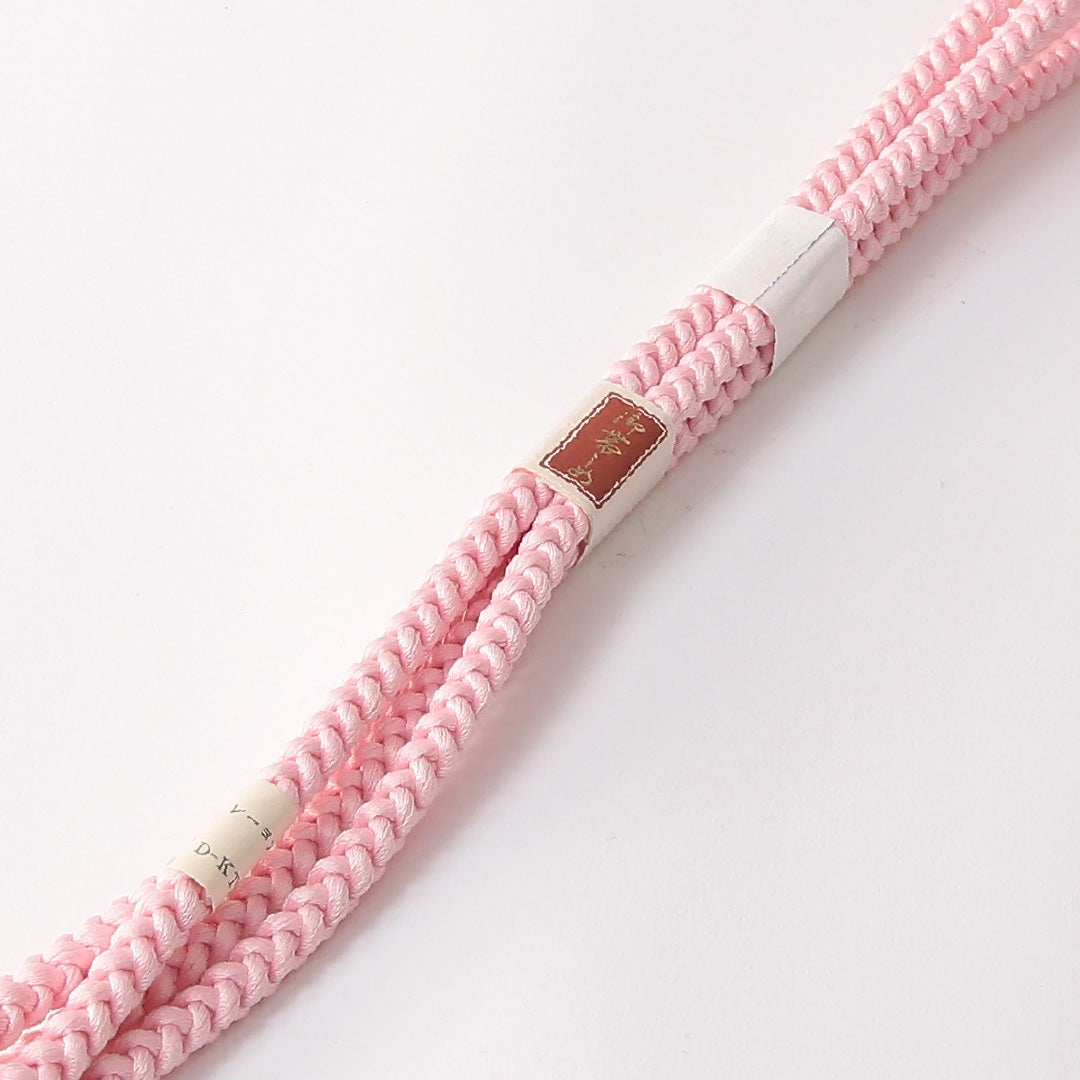 未使用品 帯締め 丸組紐 レーヨン ピンク系 1251-01648