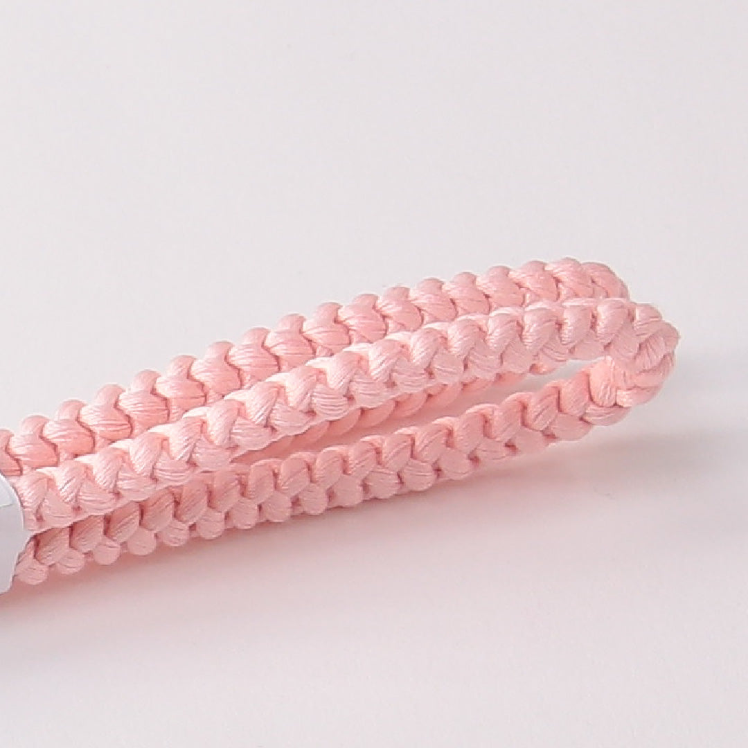 未使用品 帯締め 丸組紐 四つ組 正絹 ピンク系 1251-01777