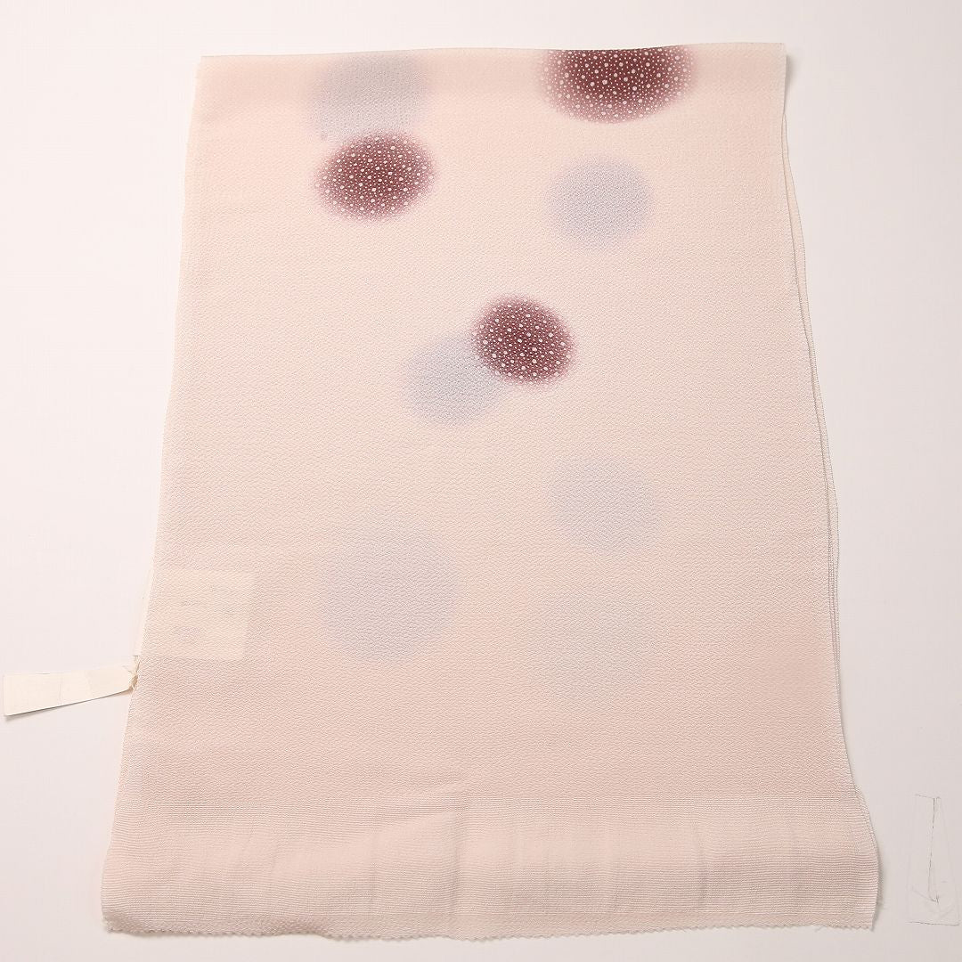 未使用品 帯揚げ 正絹 ちりめん Sランク ピンク系 1252-00737