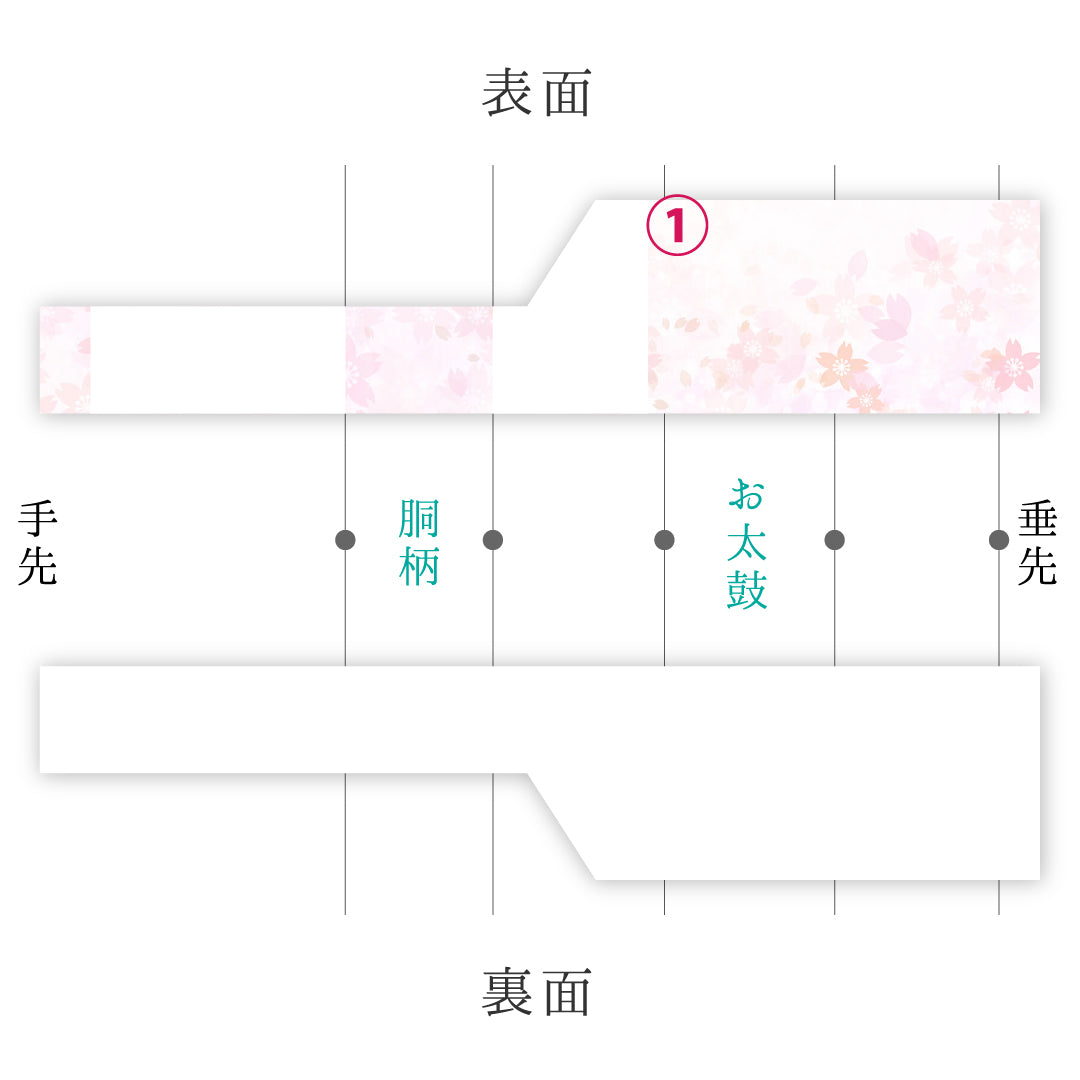 名古屋帯 1245-04209 手先アップ