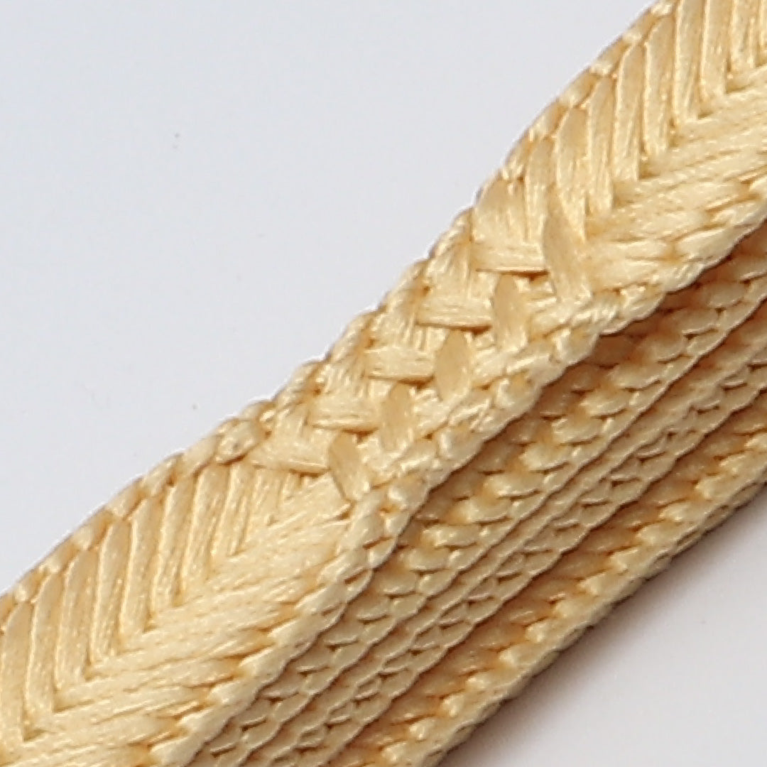 未使用品 帯締め 平組紐 大和組 正絹 黄系 1251-02071