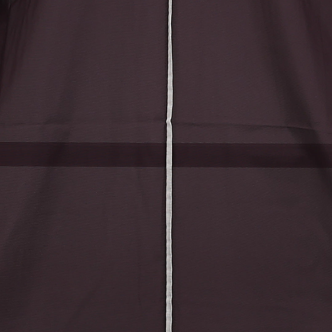夏物 色無地 絽 身丈158cm 裄丈64cm 正絹 Sランク インフォーマル 広衿 Mサイズ 無地 紫系 RP 1219-17319