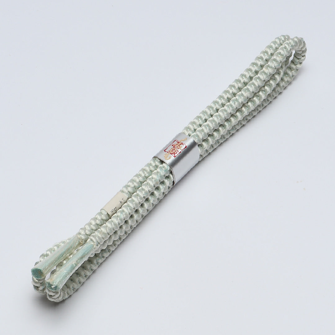 未使用品 帯締め 丸組紐 正絹 水色系 1251-02031