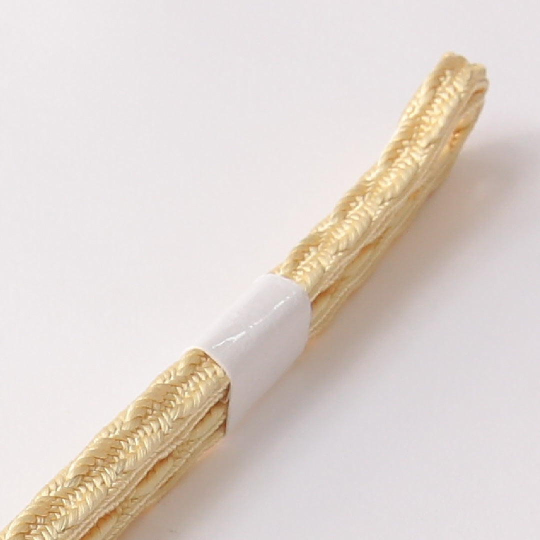 未使用品 帯締め 平組紐 正絹 黄系 1251-01911