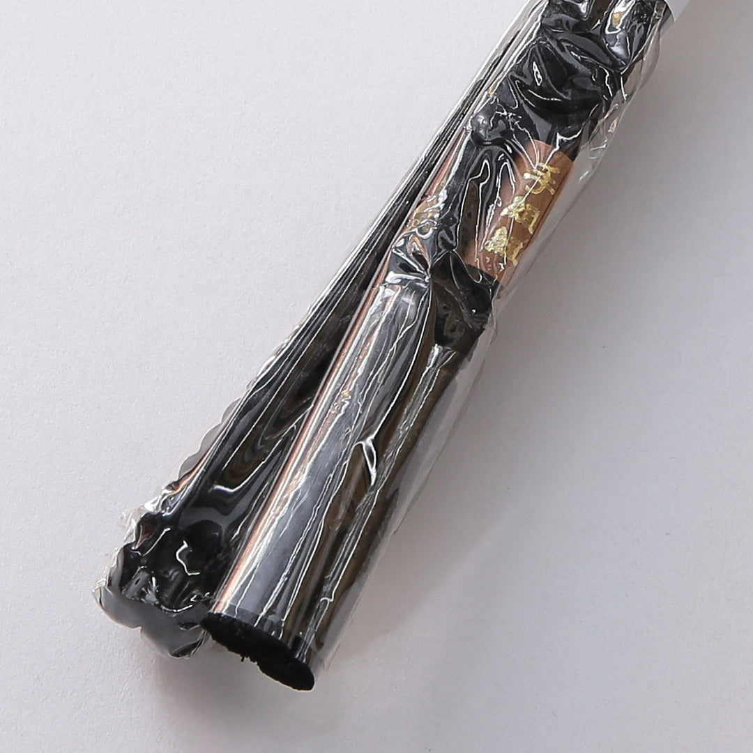 未使用品 帯締め・帯揚げセット 弔事用 正絹 丸組紐 総絞り 黒系 1254-01066