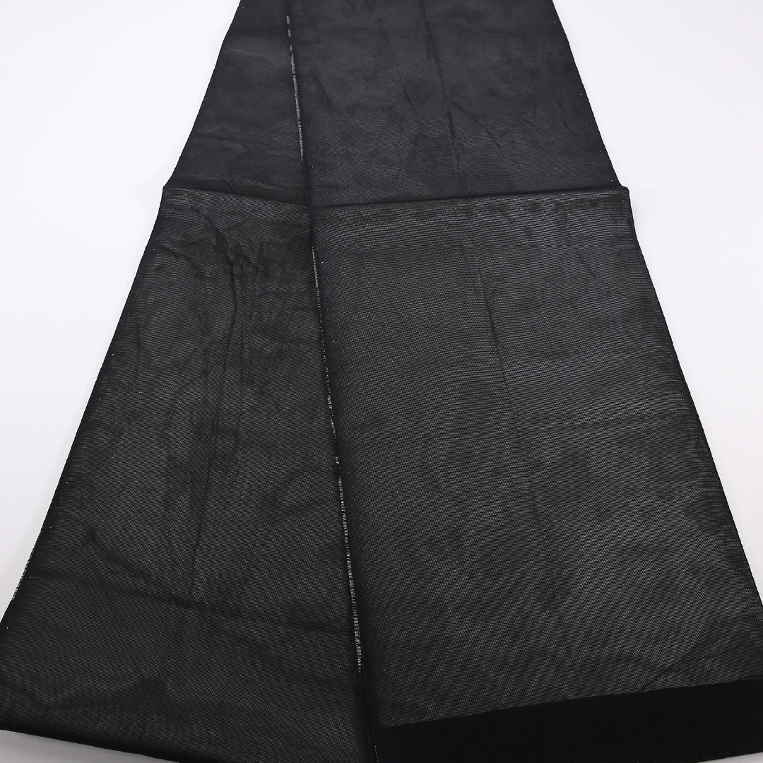 夏物 袋帯 帯丈428cm 正絹 六通 セミフォーマル 光悦垣 黒系 1243-02508