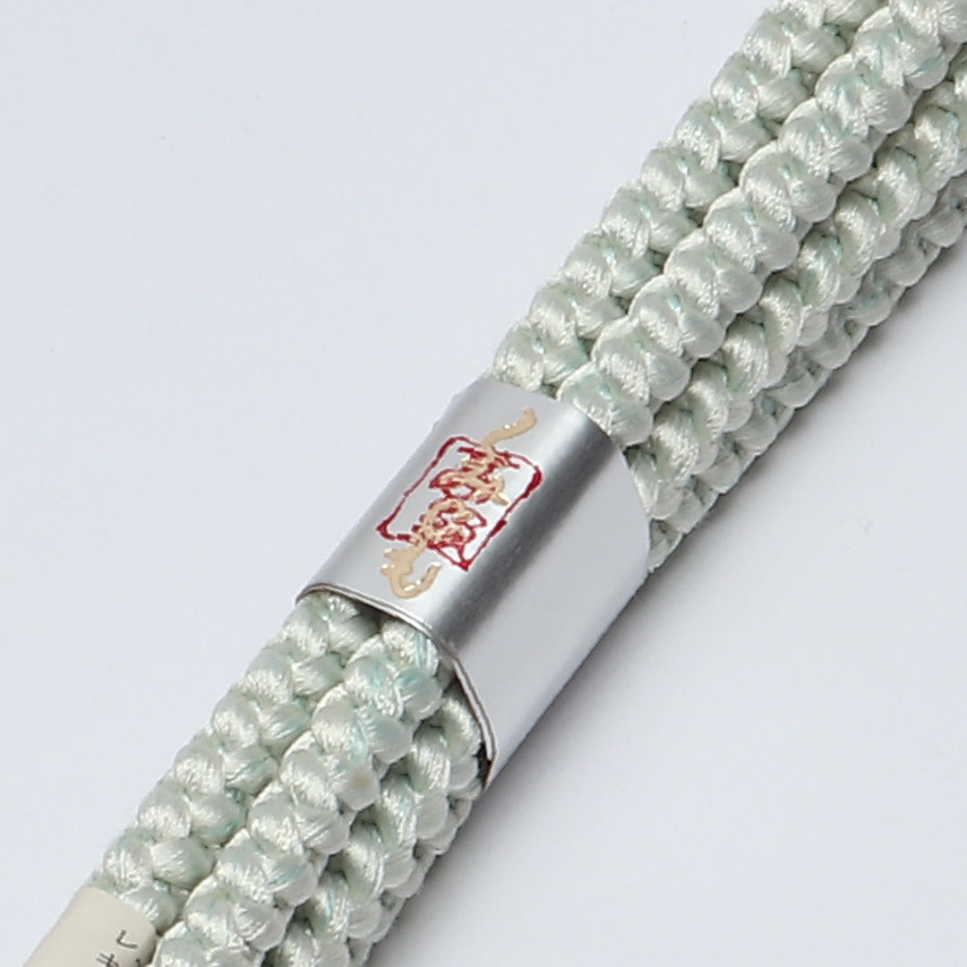 未使用品 帯締め 丸組紐 正絹 水色系 1251-02031