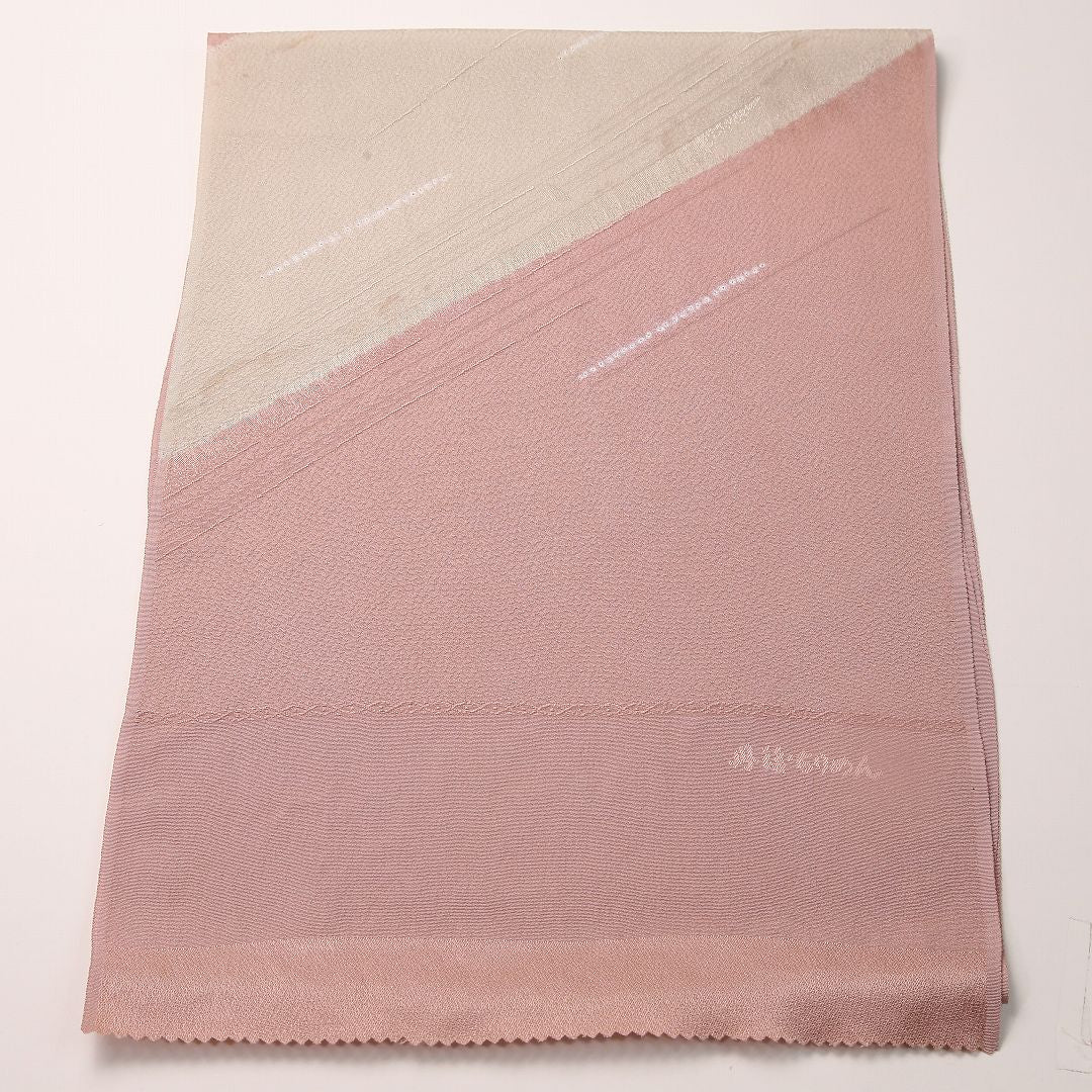 帯揚げ 正絹 ちりめん Aランク ピンク系 1252-00732