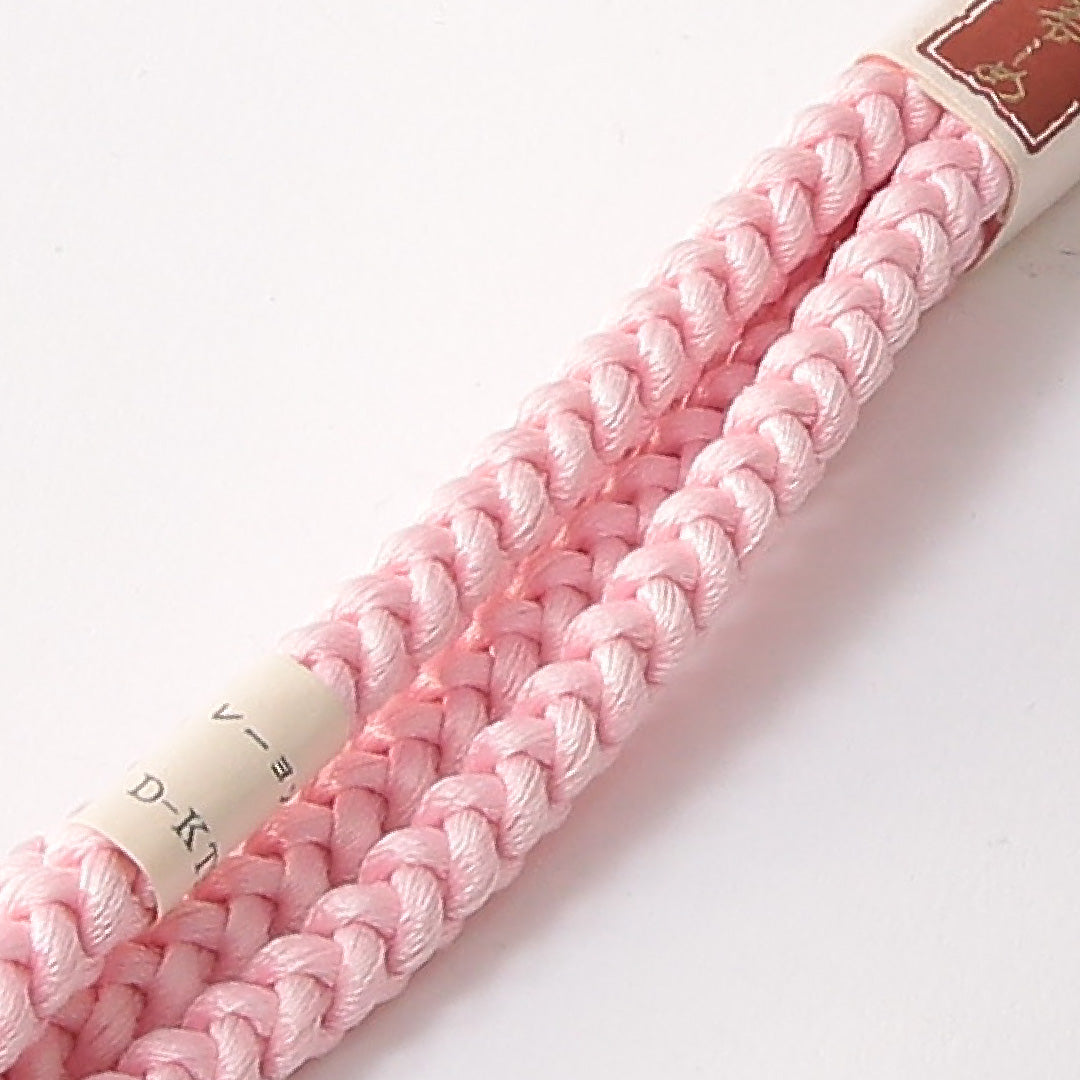 未使用品 帯締め 丸組紐 レーヨン ピンク系 1251-01648