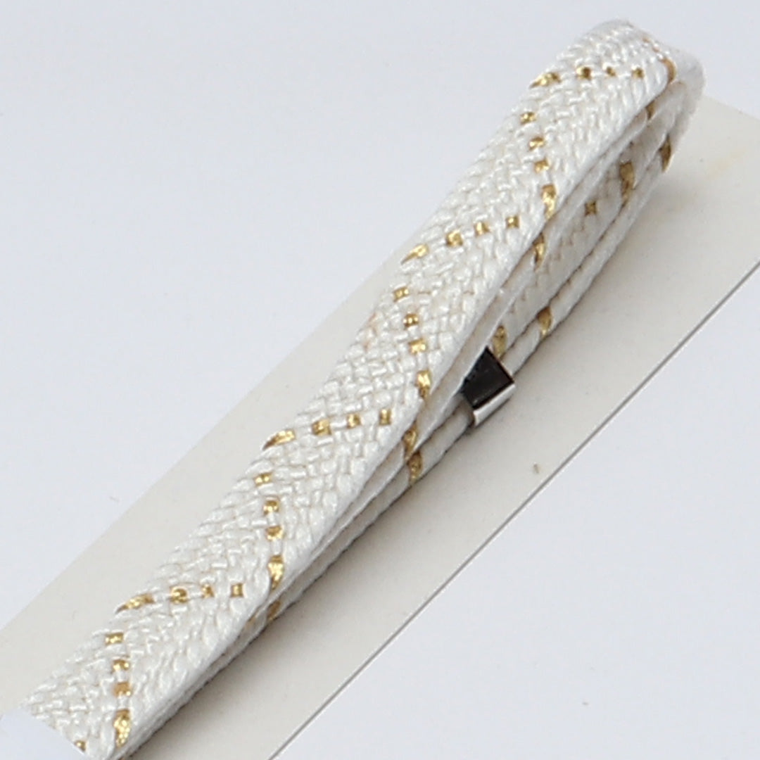 未使用品 帯締め・帯揚げ・末広 3点セット 留袖用 正絹 平組紐 貝の口組 絞り 白系 1254-01098
