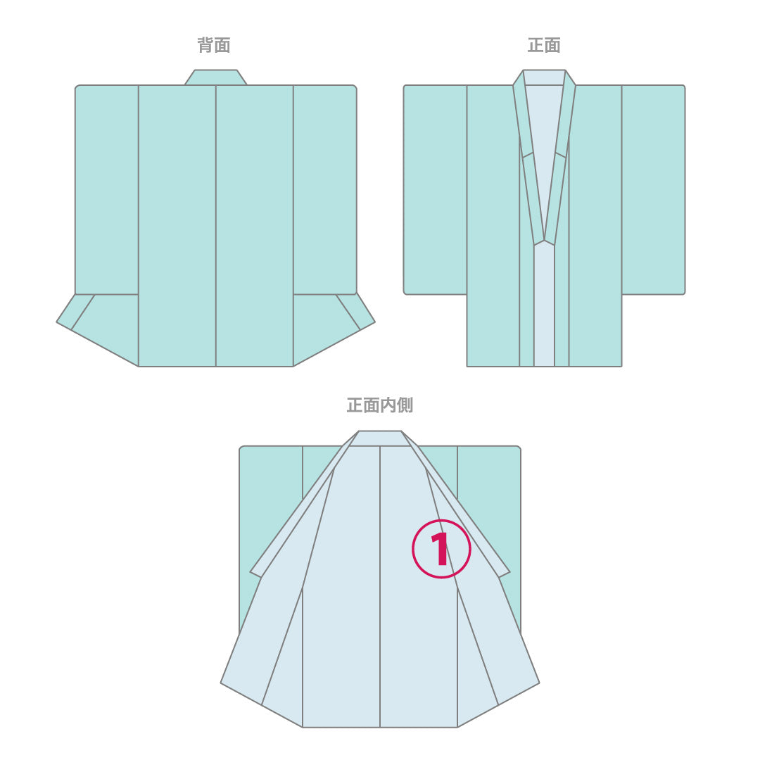 洗える着物 振袖 袷 身丈165cm 裄丈68cm ポリエステル Sランク 紋意匠 (花菱) フォーマル 広衿 XLサイズ 丸文 黒系 RP 1215-07046