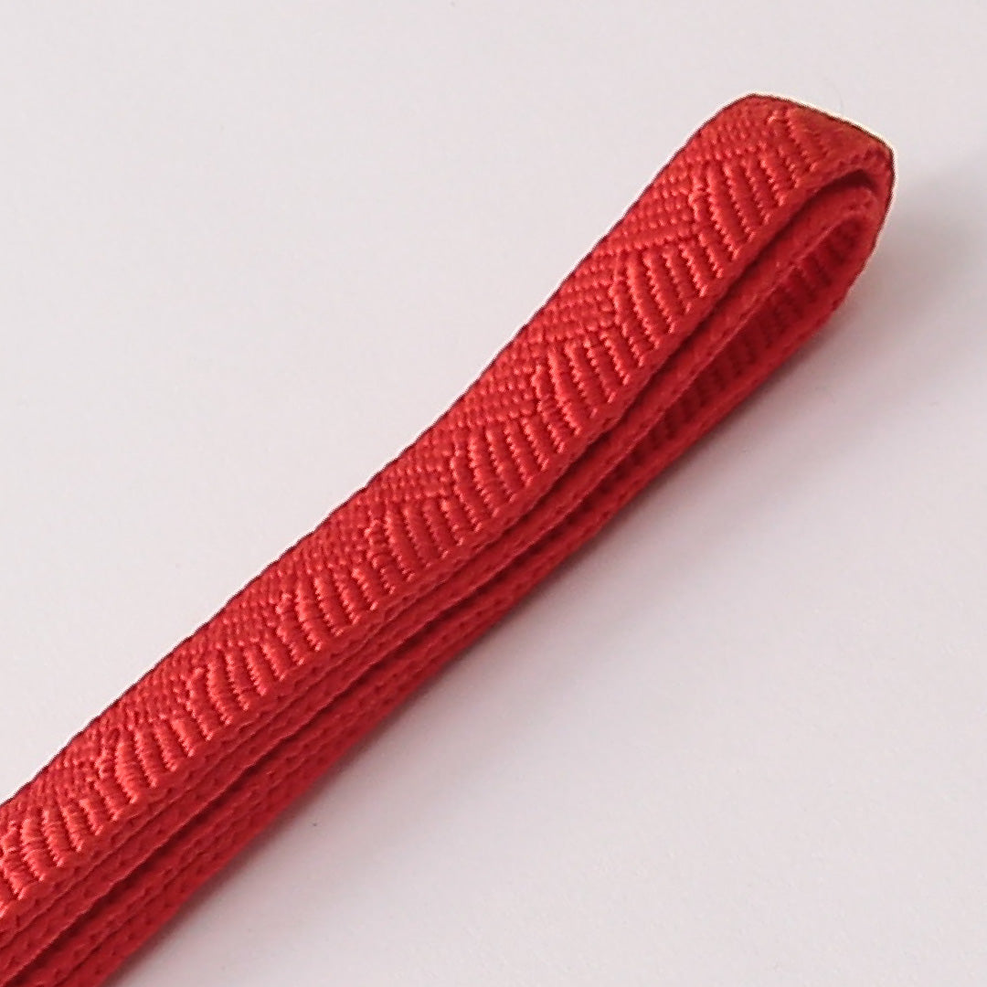 未使用品 帯締め 平組紐 高麗組 正絹 赤系 1251-01806