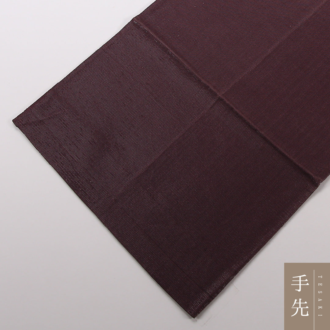 夏物 袋帯 帯丈422cm 正絹 ポイント柄 インフォーマル すすき 紫系 1243-02498