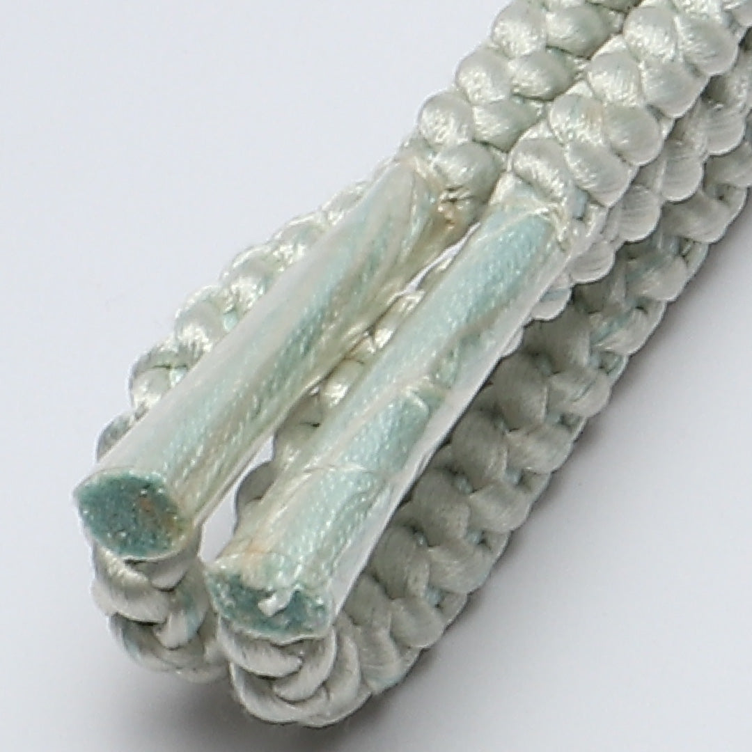 未使用品 帯締め 丸組紐 正絹 水色系 1251-02031