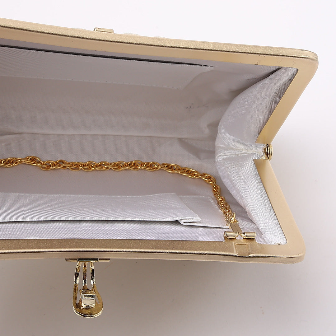 草履・バッグセット 礼装用 Lサイズ 24cm 高さ4.5cm 錦織 正絹 金系 1251-00493