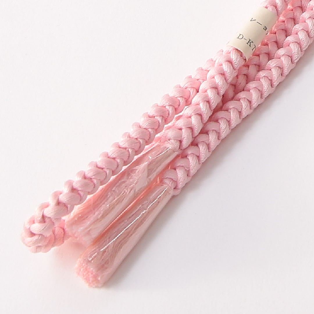 未使用品 帯締め 丸組紐 レーヨン ピンク系 1251-01648