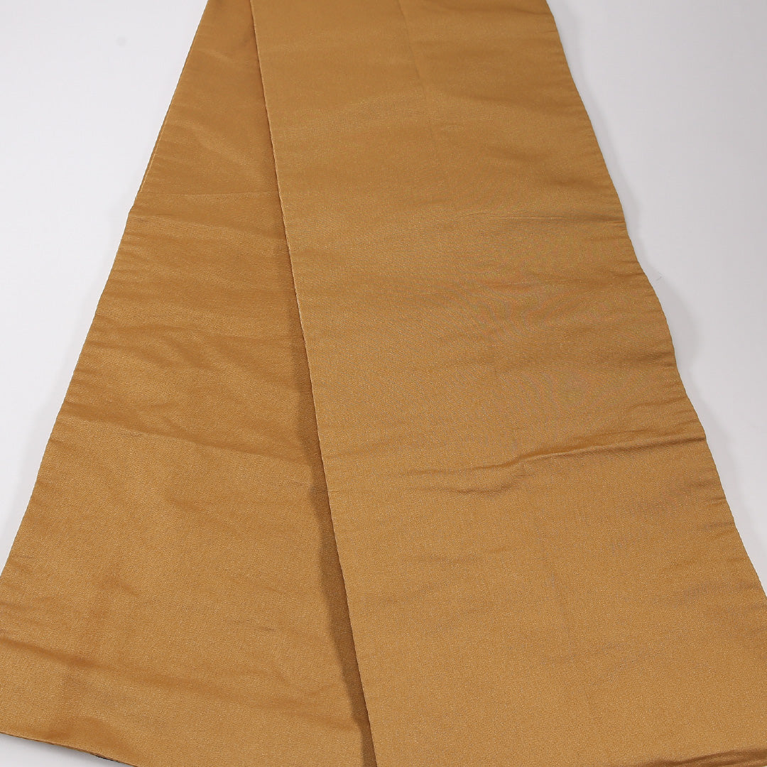 市松 袋帯 帯丈368cm ポリエステル 六通 インフォーマル 黄系 茶系 1243-02625