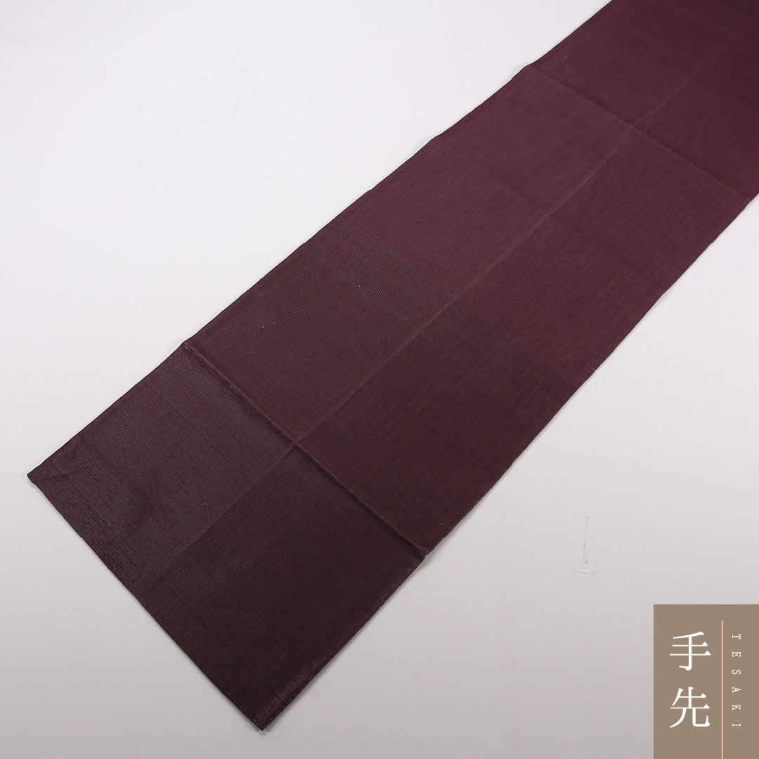 夏物 袋帯 帯丈422cm 正絹 ポイント柄 インフォーマル すすき 紫系 1243-02498