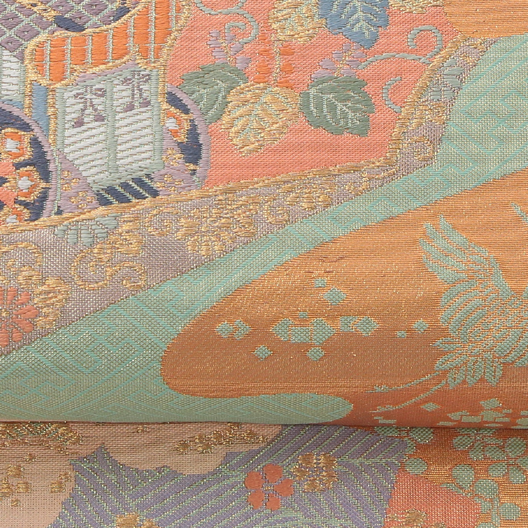 袋帯 1243-02356 垂先アップ