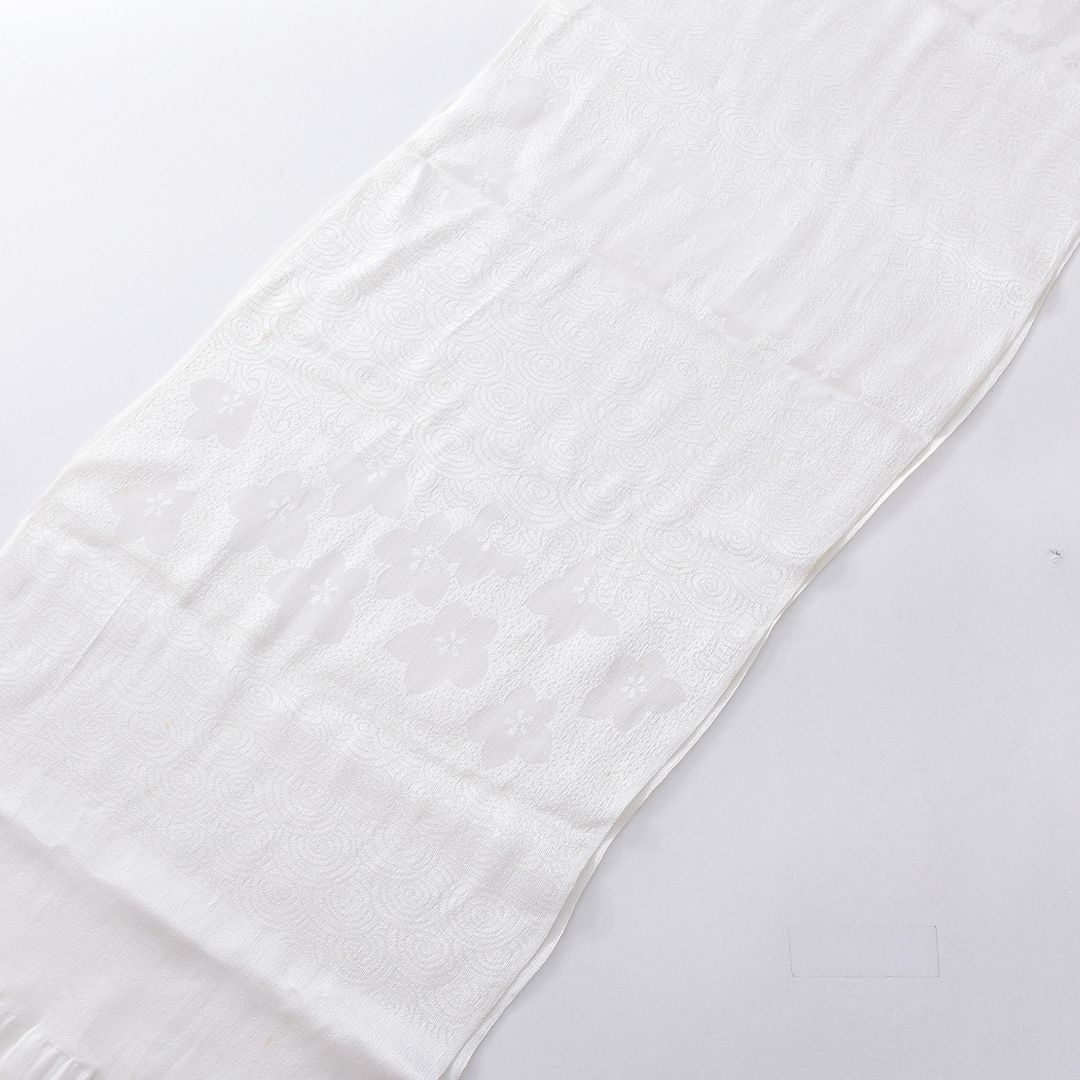 夏物 帯揚げ 留袖用 正絹 夏物 金彩 白系 1252-00704