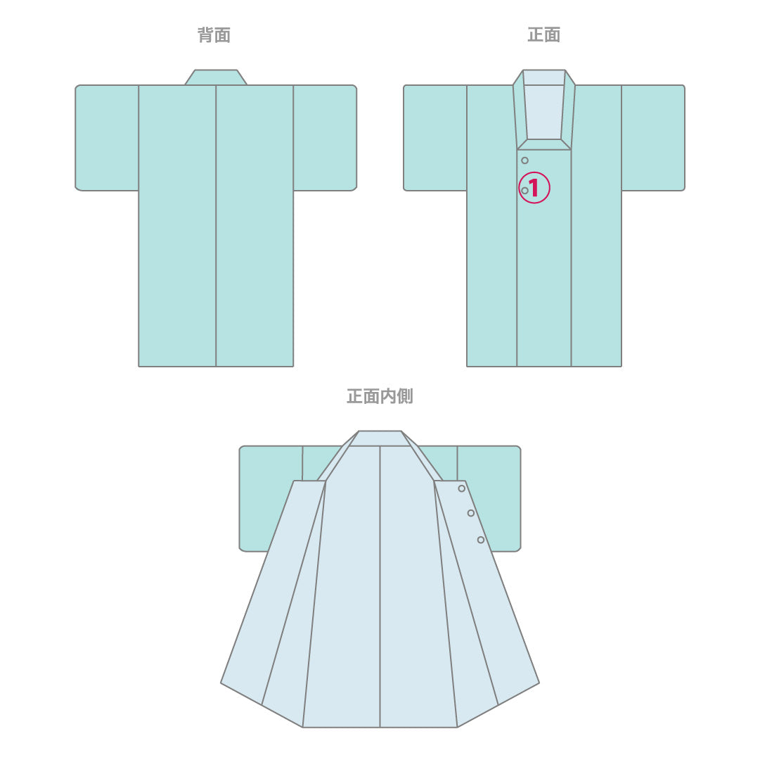 道行コート (大島紬) 袷 身丈85cm 裄丈66cm 正絹 Aランク インフォーマル Mサイズ 花菱 黒系 RP 1237-12707