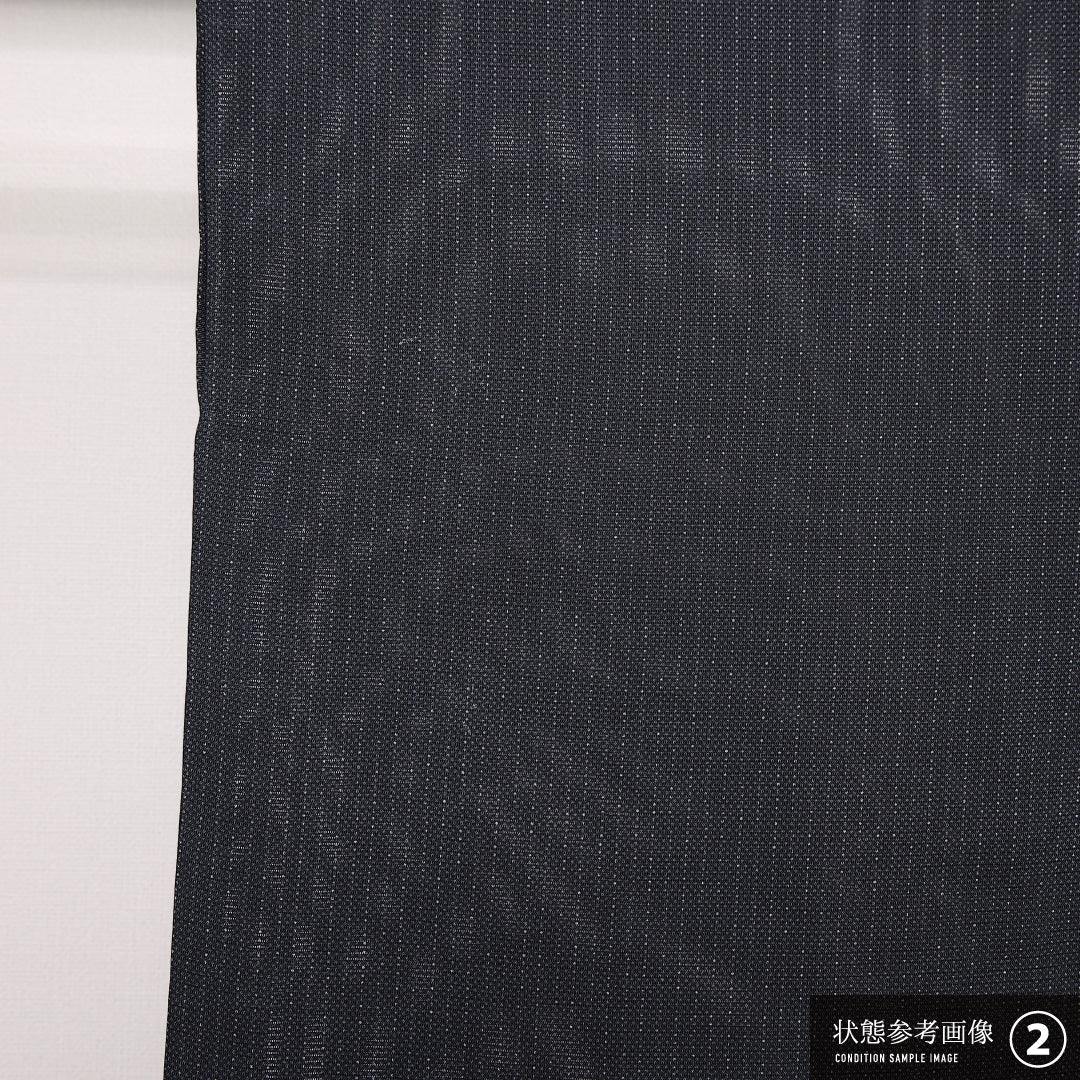 夏物 小紋 絽 身丈153cm 裄丈61cm 正絹 Aランク インフォーマル バチ衿 Sサイズ 無地 グレー系 RP 1221-13342