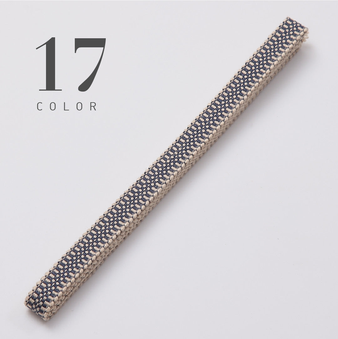 新品 真田紐 帯締め 長さ124cm 幅1cm 平織り 三分紐 12123-00001