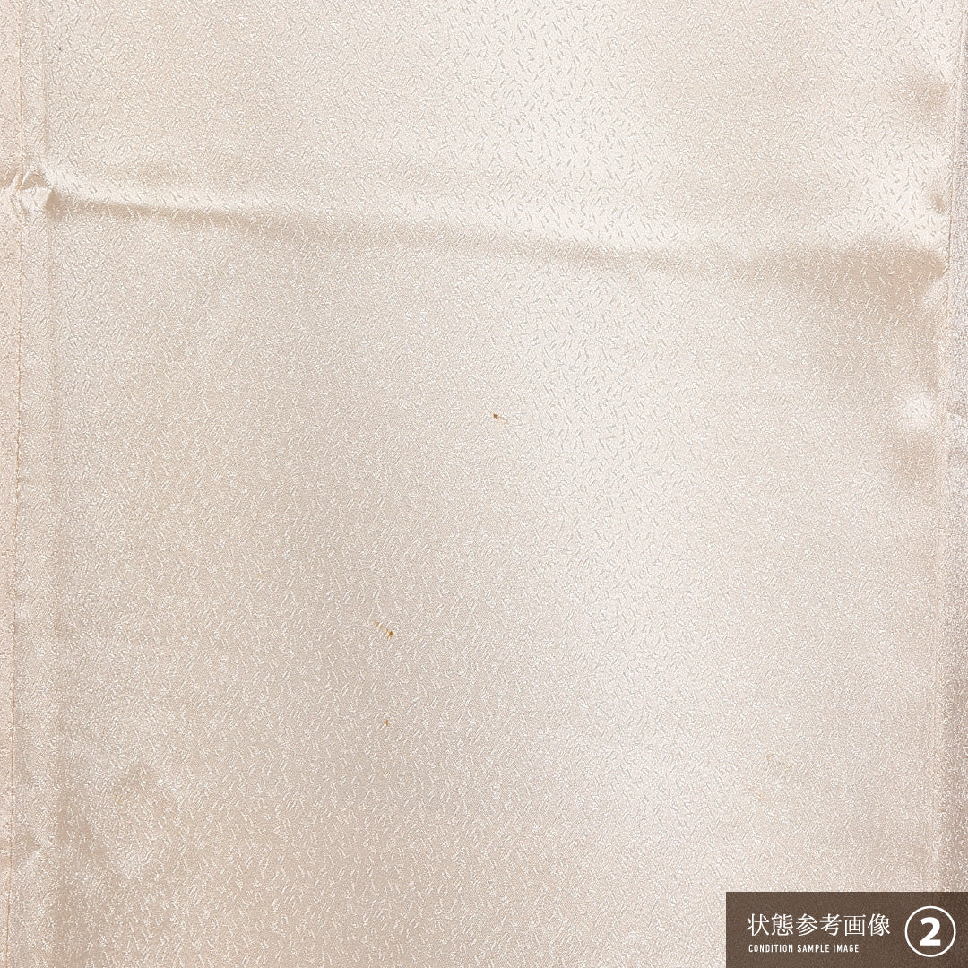 訪問着 袷 身丈150cm 裄丈65cm 正絹 Bランク セミフォーマル 広衿 Sサイズ 牡丹 ピンク系 RP 1217-13602