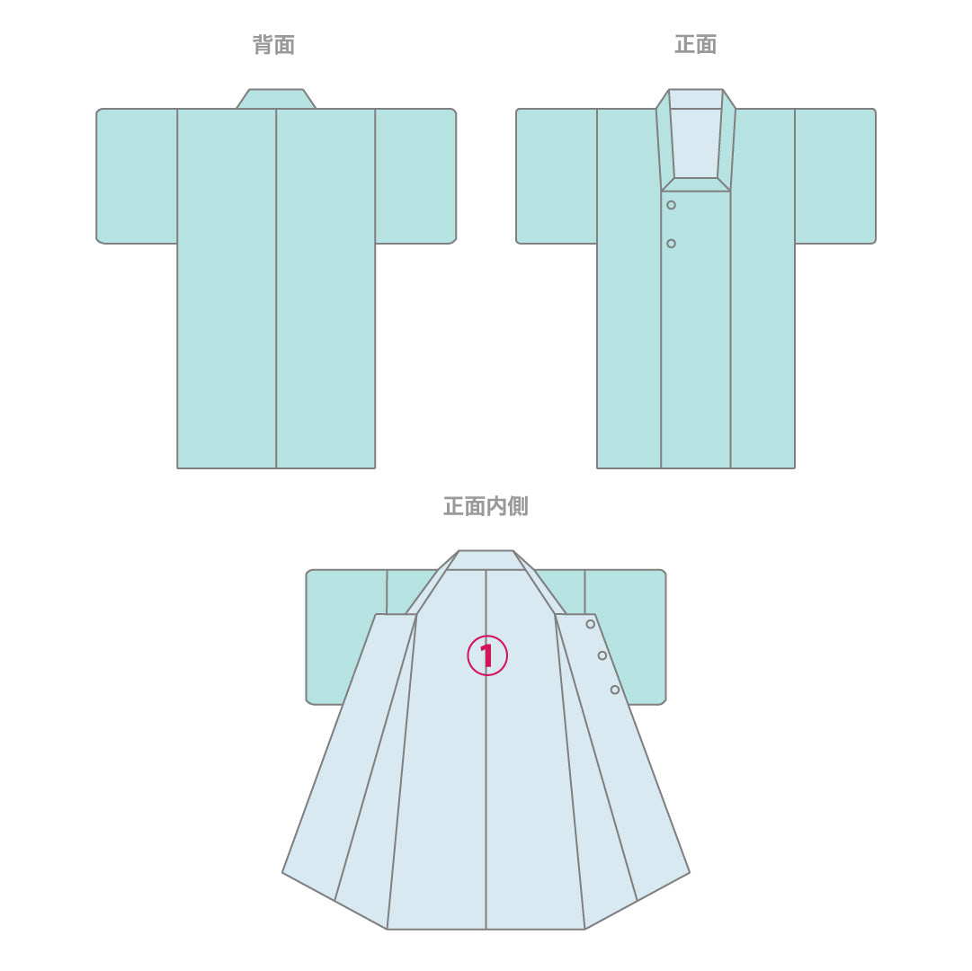 道行コート (村山大島紬) 袷 身丈80cm 裄丈63cm 正絹 Aランク インフォーマル Sサイズ ポケットあり 蜀江 グレー系 RP 1237-12708