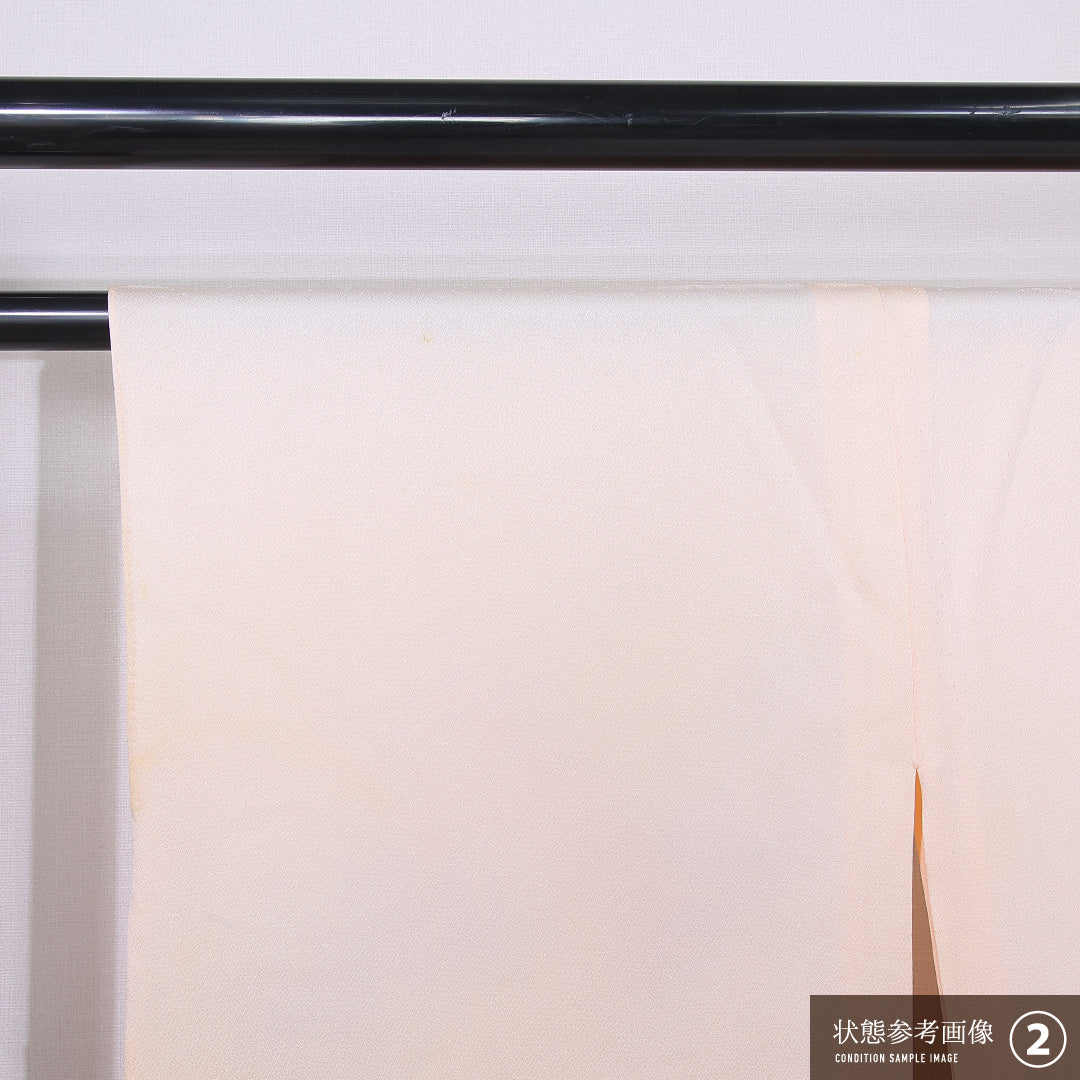 訪問着 身丈160cm 裄丈64.5cm Bランク L 正絹 単衣 広衿 吉祥文様 色紙 菊 紅葉 セミフォーマル ピンク系 1212-12229