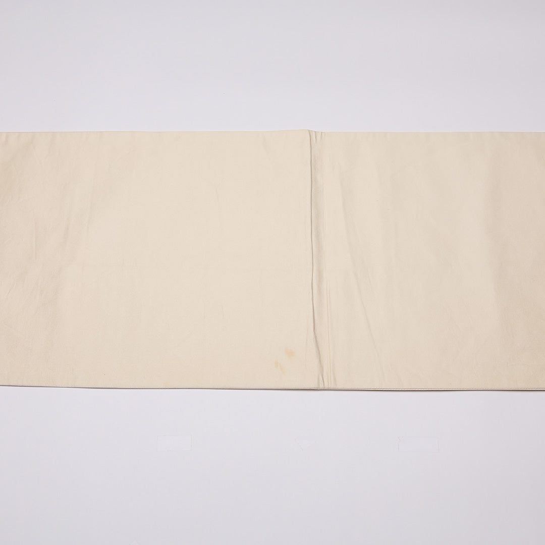 袋帯 帯丈436cm 六通 桜 菊 白系 セミフォーマル ピンク系 正絹 Aランク 1223-01087