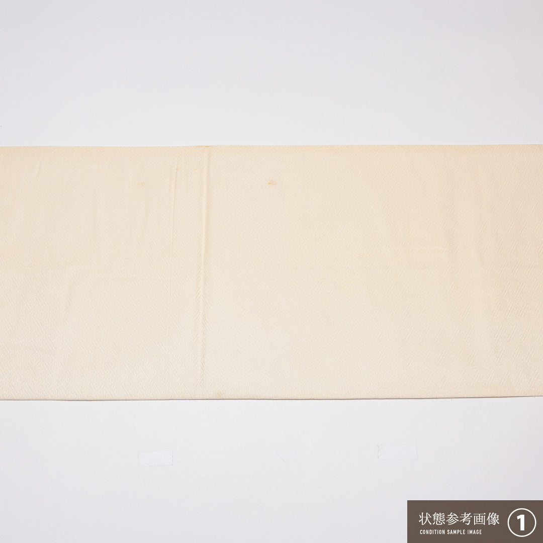袋帯 帯丈424cm 正絹 六通 フォーマル 裂取り 宝相華 金系 ピンク系 1243-01187