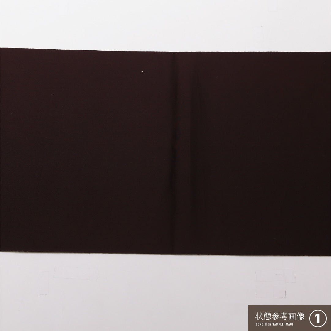 九寸名古屋帯 Aランク 帯丈348cm 正絹 六通 開き仕立て 織り セミフォーマル 琳派 椿 紫系 RP 1245-01927