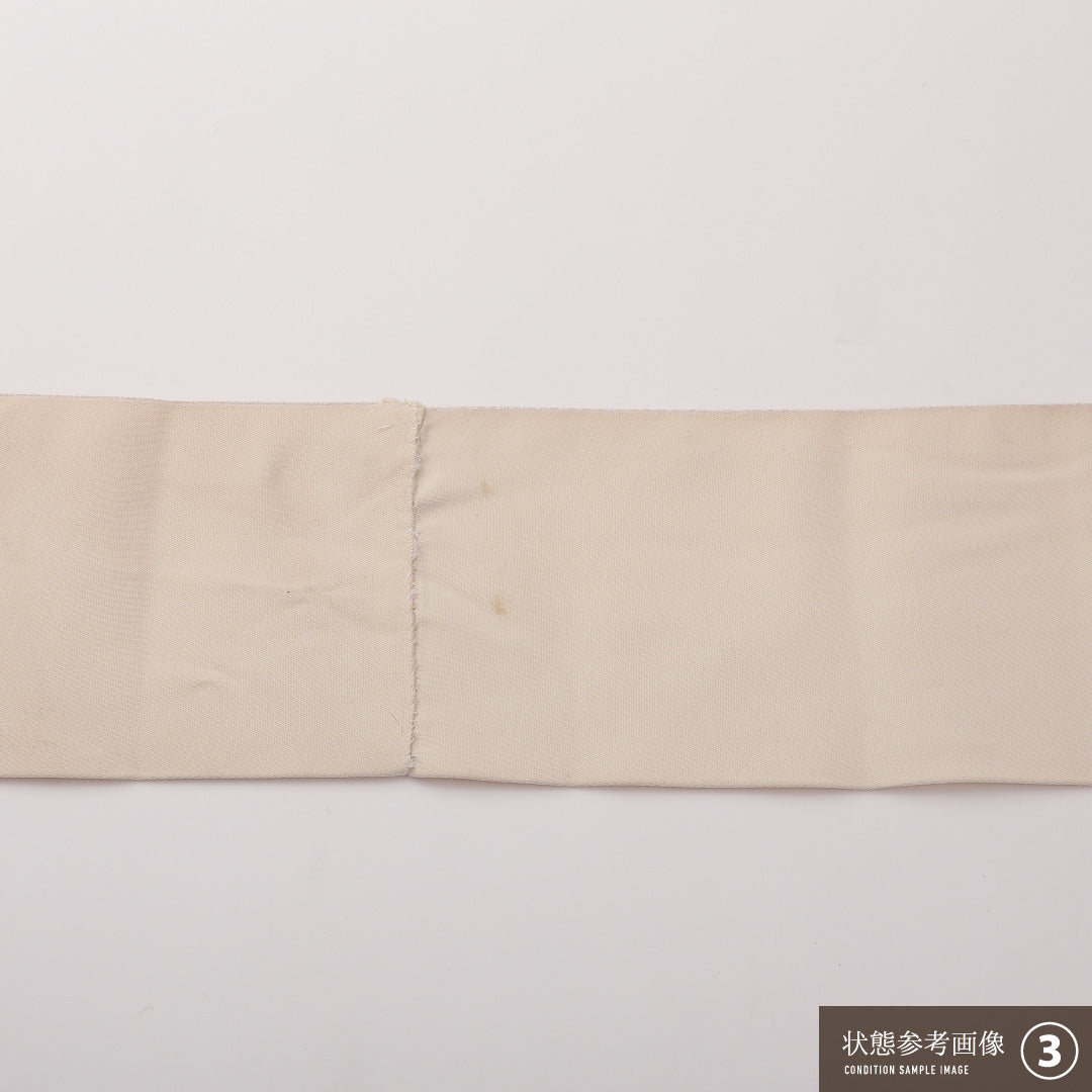 八寸名古屋帯 Aランク 帯丈347cm 正絹 六通 名古屋仕立て 織り インフォーマル 桔梗 クリーム系 RP 1245-02234