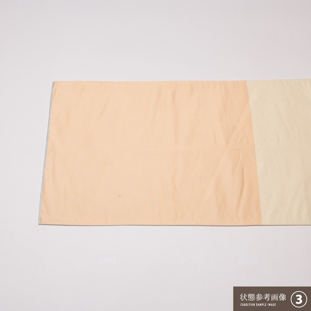 袋帯 帯丈424cm 正絹 ポイント柄 フォーマル 蜀江 宝尽くし 朱系 ピンク系 1243-01301