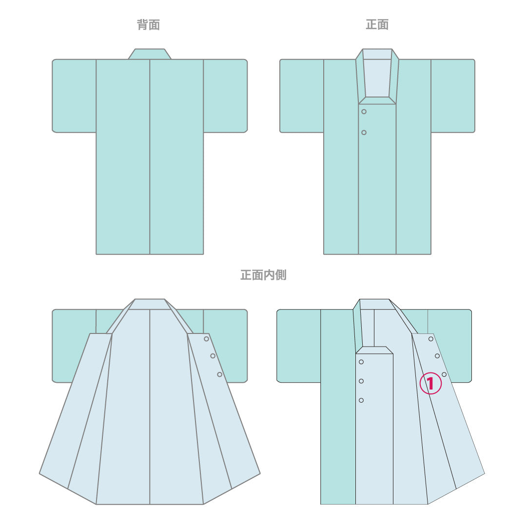 道行コート 袷 身丈100cm 裄丈65cm 正絹 Sランク セミフォーマル Mサイズ ポケットあり 抽象柄 赤系 RP 1237-14844
