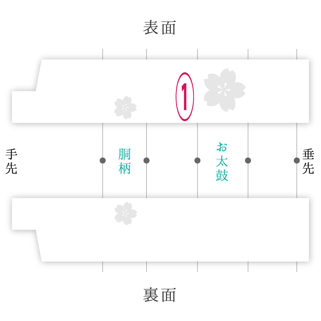 八寸名古屋帯 (夏帯) Aランク 帯丈356cm 正絹 ポイント柄 松葉仕立て 織り カジュアル 落款 創作柄 青系 RP 1245-01978