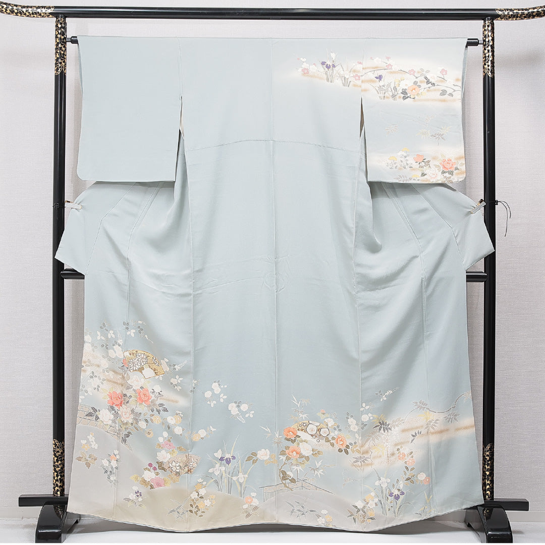 中古・リサイクル 訪問着】 袷 身丈163cm 裄丈63cm 正絹 Bランク L