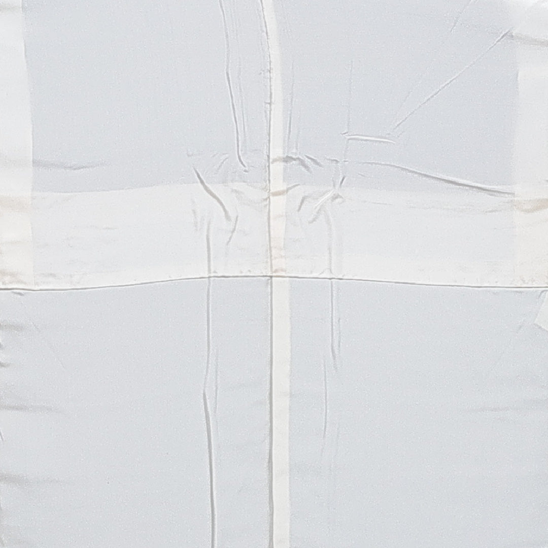 江戸小紋(鮫) 袷 身丈159cm 裄丈61cm 正絹 彫士 住田又光 染士 服部光擴 Sランク Mサイズ 広衿 一つ紋(丸に剣片喰) セミフォーマル 作家物 落款 紫系 1262-16067