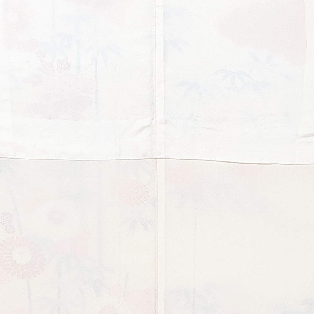 振袖 袷 身丈162cm 裄丈64cm フォーマル Cランク Lサイズ 正絹 広衿 雲 牡丹 笹 1213-F0669