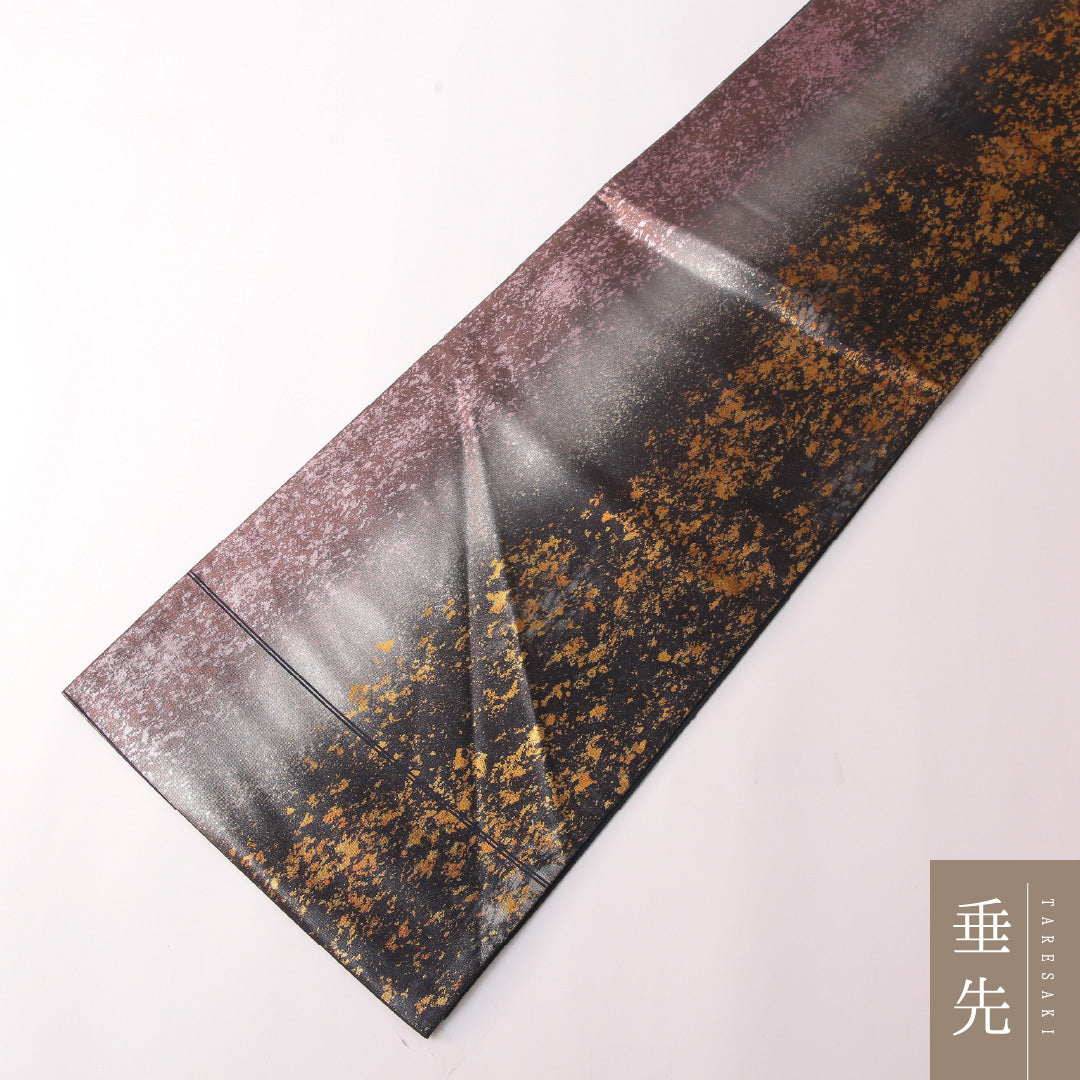 袋帯 帯丈426cm 正絹 六通 インフォーマル 創作柄 グレー系 多色系 1243-01760
