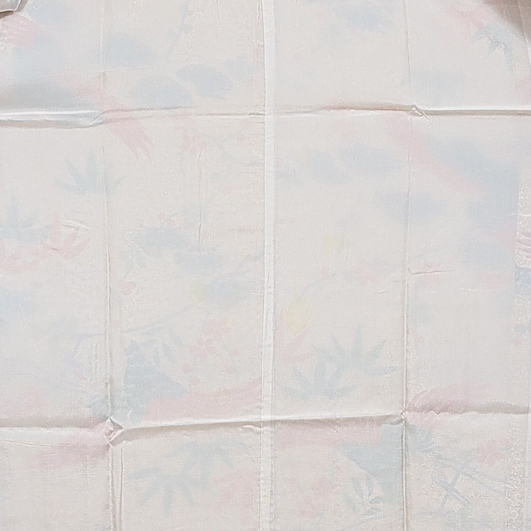 長襦袢 無双袖 身丈127cm 裄丈62cm 正絹 Cランク Mサイズ 鼓 ベージュ系 1229-16714