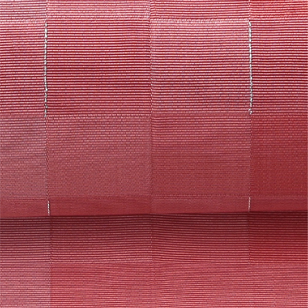 八寸名古屋帯 帯丈376cm カジュアル 開き仕立て 全通 Cランク 正絹 市松 ピンク系 1224-03793