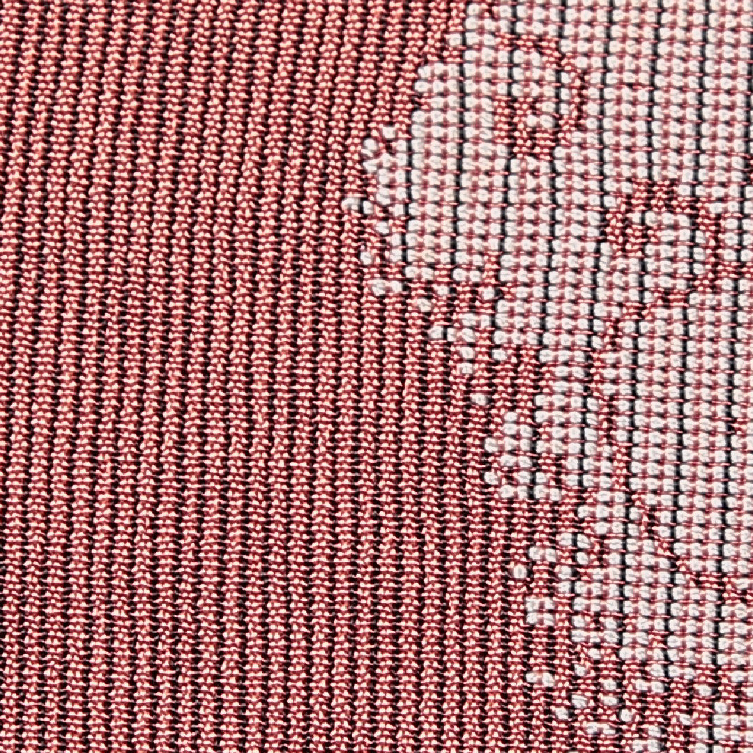 アンティーク 紬 袷 身丈153cm 裄丈63cm 正絹 Aランク Sサイズ 広衿 花柄 赤系 1216-15233