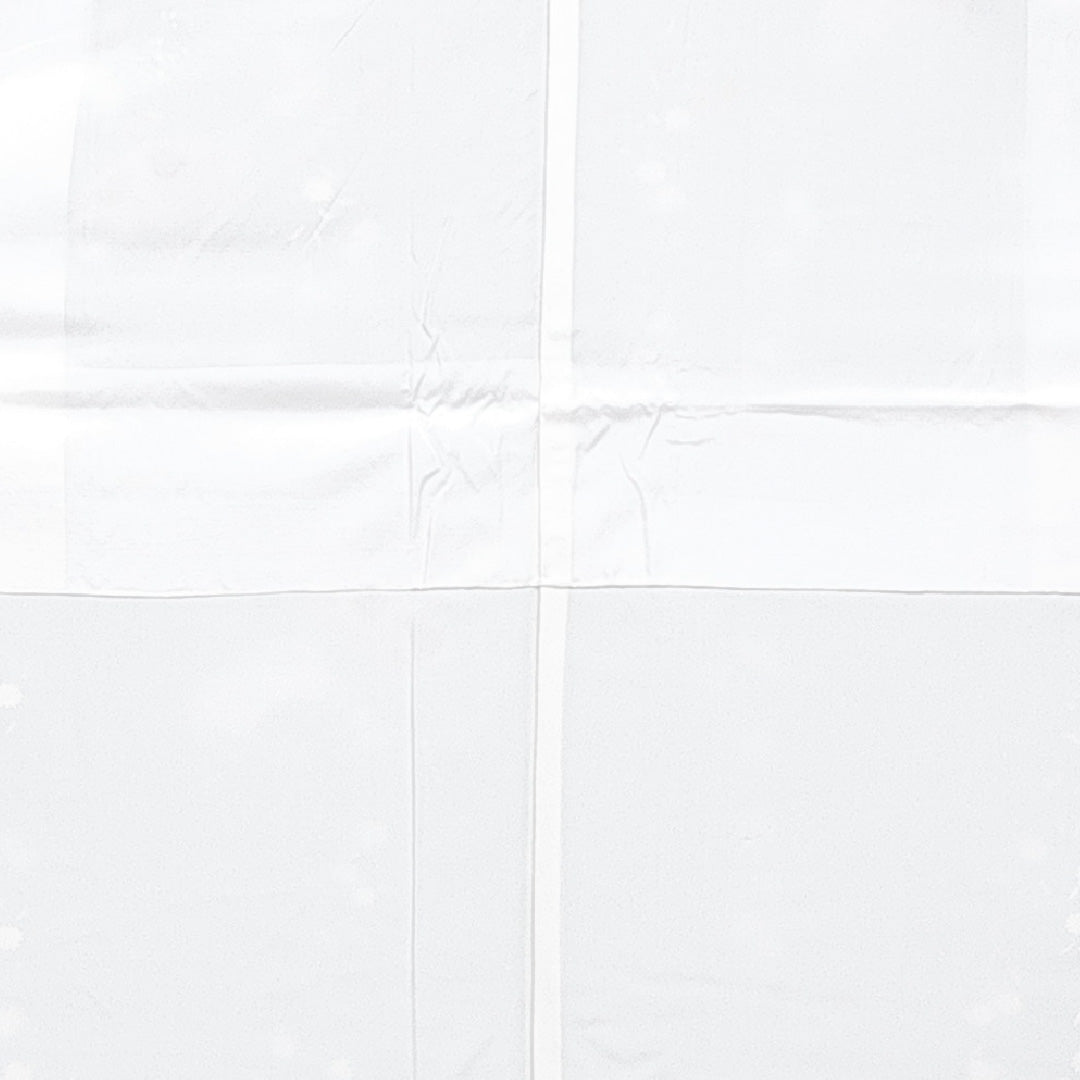 小紋 袷 身丈152cm 裄丈61cm 正絹 Sランク Sサイズ 広衿 インフォーマル ちりめん 山 証紙 緑系 1215-15907