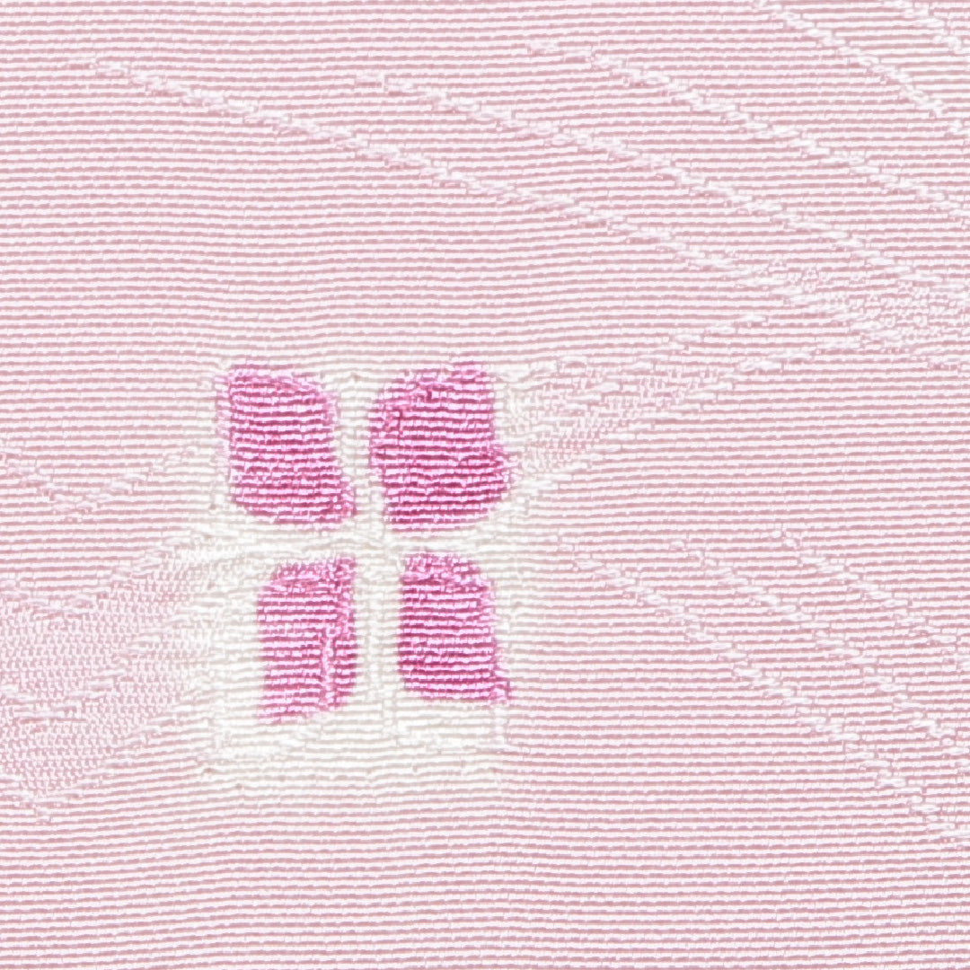 色無地 洗える着物 袷 身丈160cm 裄丈67cm ポリエステル Bランク Lサイズ 広衿 インフォーマル 創作柄 ピンク系 1214-16263