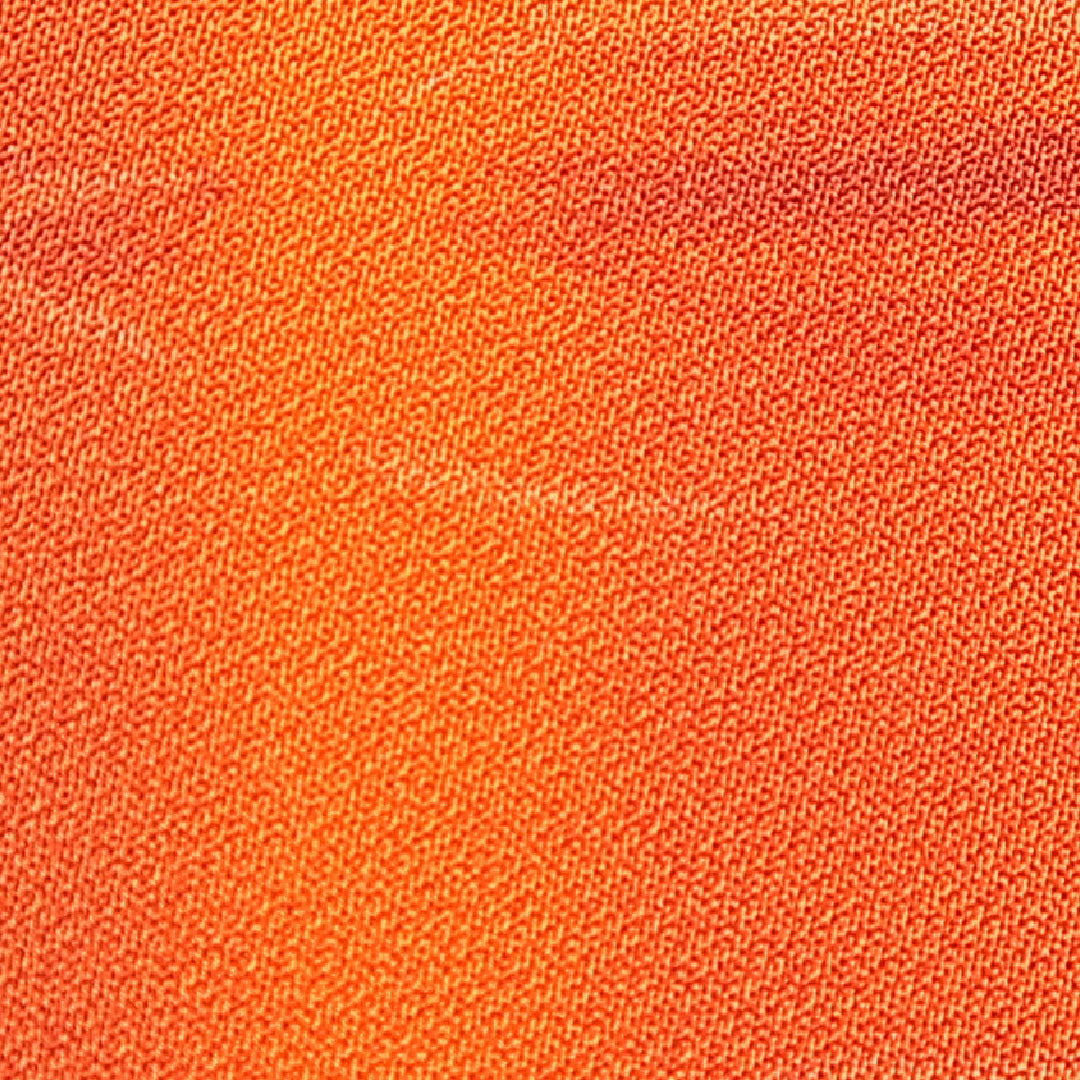 羽織 袷 身丈78cm 裄丈65cm 正絹 Sランク Mサイズ カジュアル 縞 朱系 1217-15120